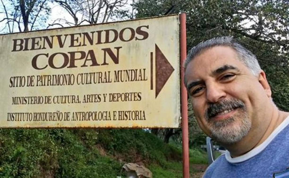 Fernando Fiore en Copán Ruinas