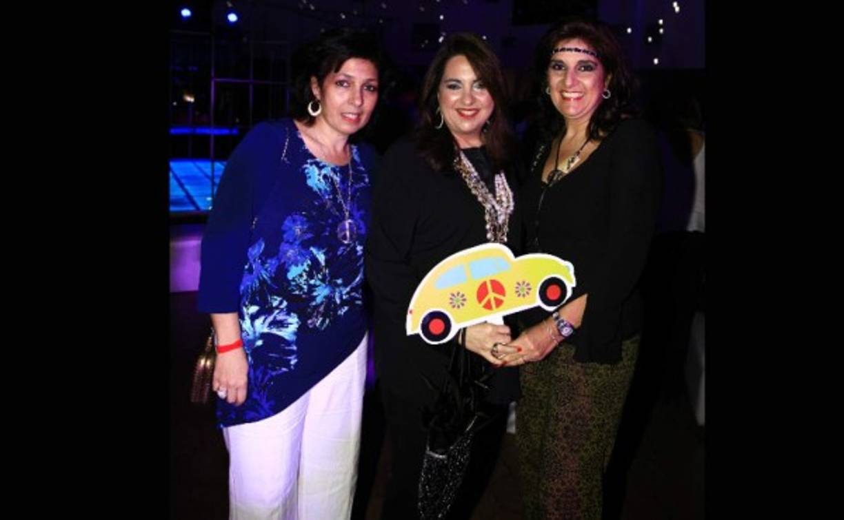 Sandra Kafati, Julia Larach y Maribel Andonie.