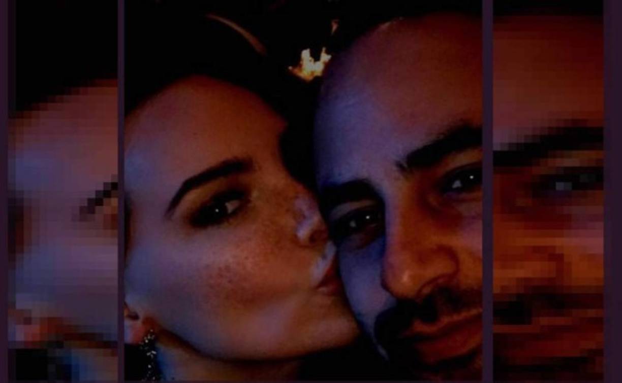 'No entiendo por qué Belinda se enoja con los fans por cosas que su novio sube, él es quien la expone', escribieron con esta foto en el Twitter de 'Belinda Fan Club'.