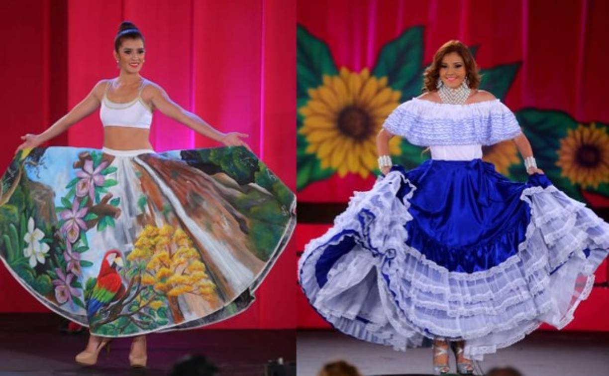 Los coloridos trajes típicos dejaron muy felices a los jurados y participantes.