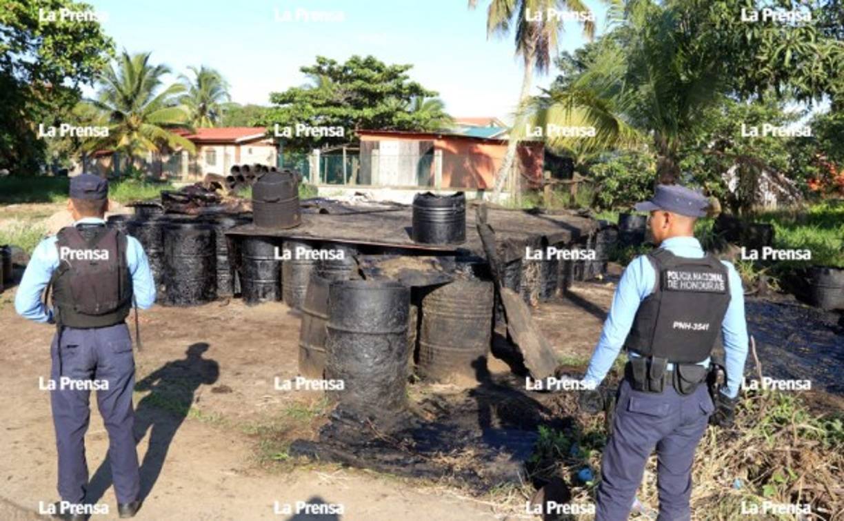 Las autoridades investigan la red que 'ordeña' las cisternas de combustible en Puerto Cortés.