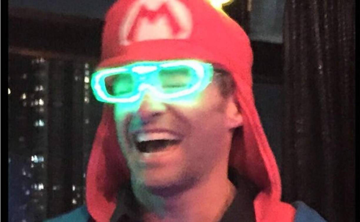 Hugh Jackman de Mario Bross.