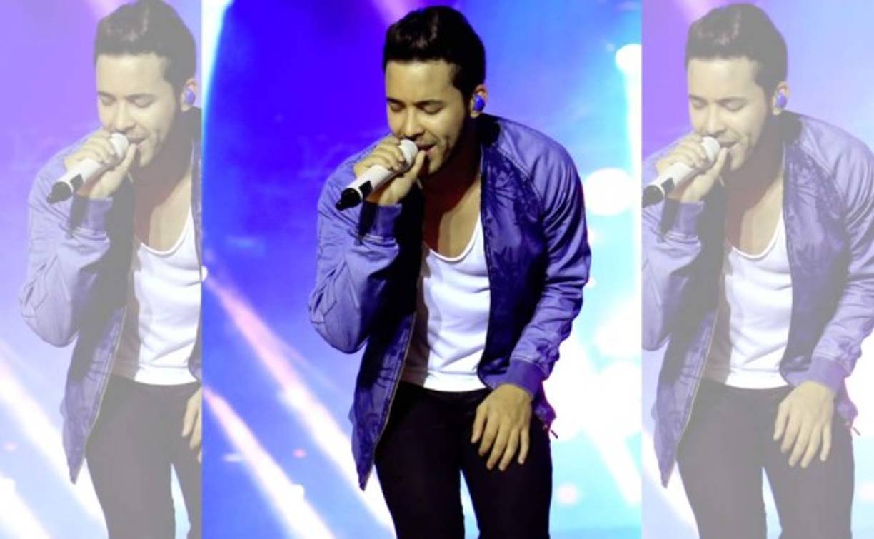 Prince Royce interpretó más de diez canciones en el estadio Francisco Morazán.