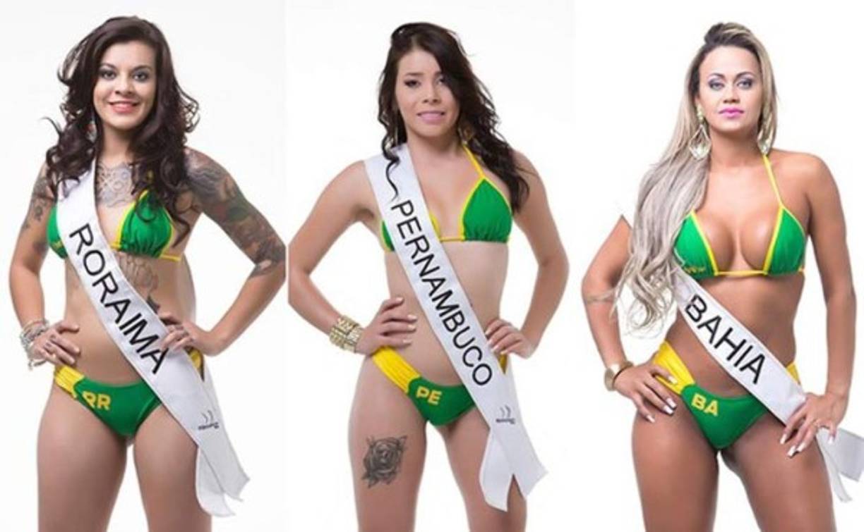 Isadora Santos de Roraima, Débora Bidinur de Pernambuco y Raquel Castro de Bahia.
