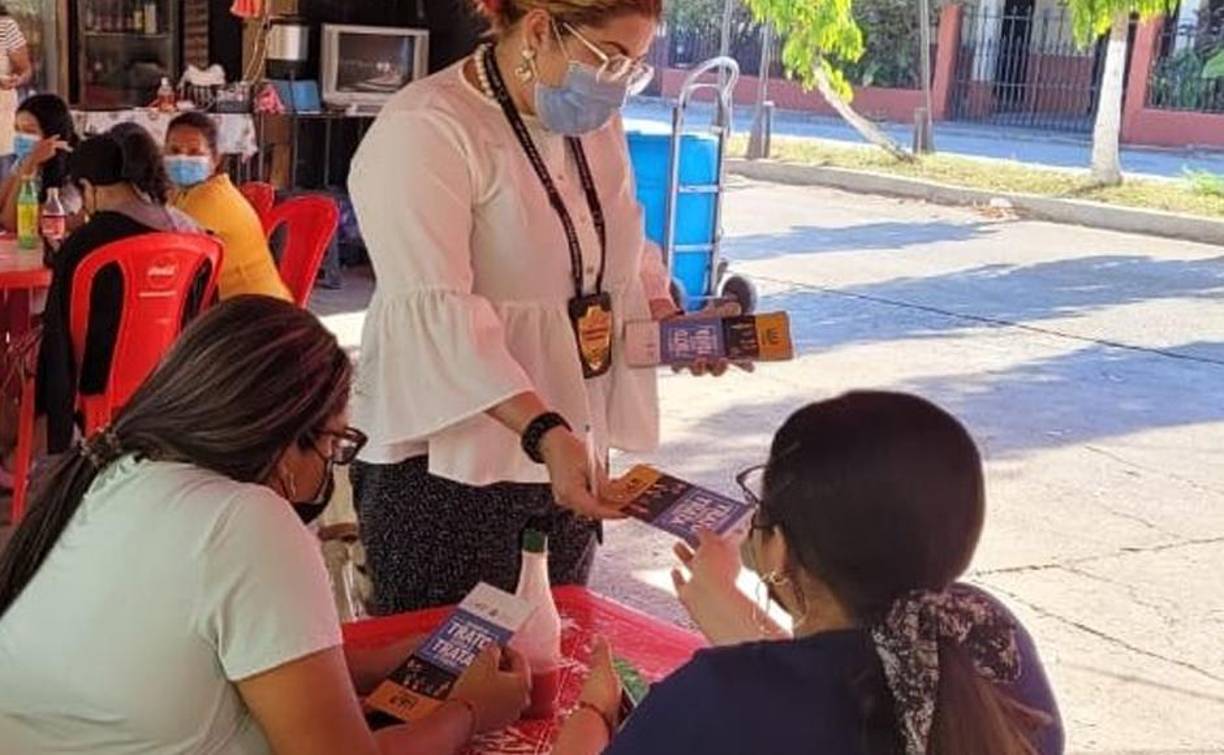 En Alianza, Valle, fiscales socializan labor en la tutela de derechos de la mujer y los delitos de los que son víctimas.