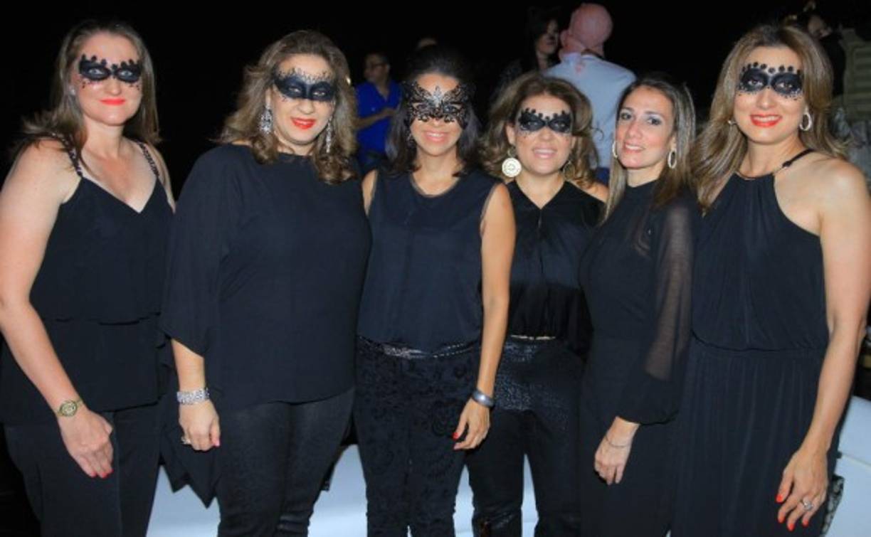 Ingrid Stubbe, Fanny Hawit, Ana Morales, Blanca Villela, Melissa Tinoco y Emely Brandel.