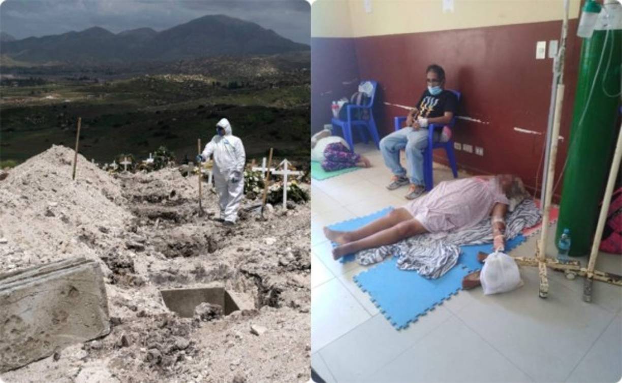 Hospitales con pocas camas y sin rayos X, recorridos por río de 6 horas a 3 días para ir a un centro de salud, cuerpos tirados en las calles tapados con una sábana, son las historias que se viven en las cuatro cuidades de Latinoamérica más afectadas por el coronavirus.