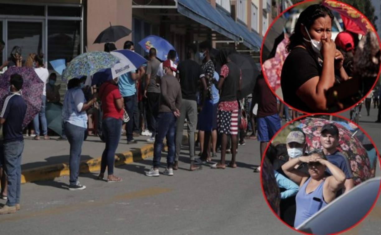 Muchísimos hondureños se desplazaron este viernes a bancos y gasolineras del país aprovechando la autorización del Gobierno en medio de la pandemia del coronavirus.