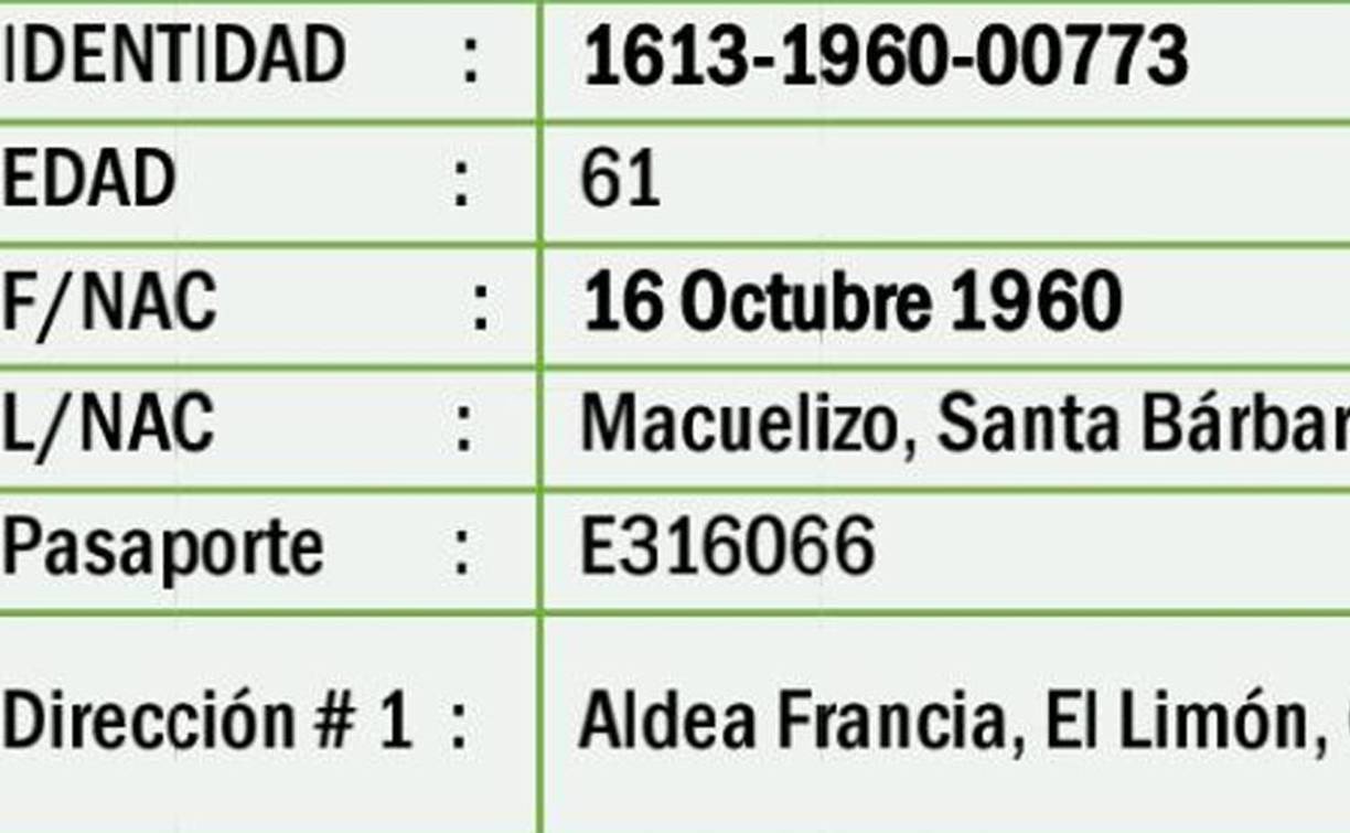 Herlinda Bobadilla se convirtió en la segunda extradiable en Honduras. 