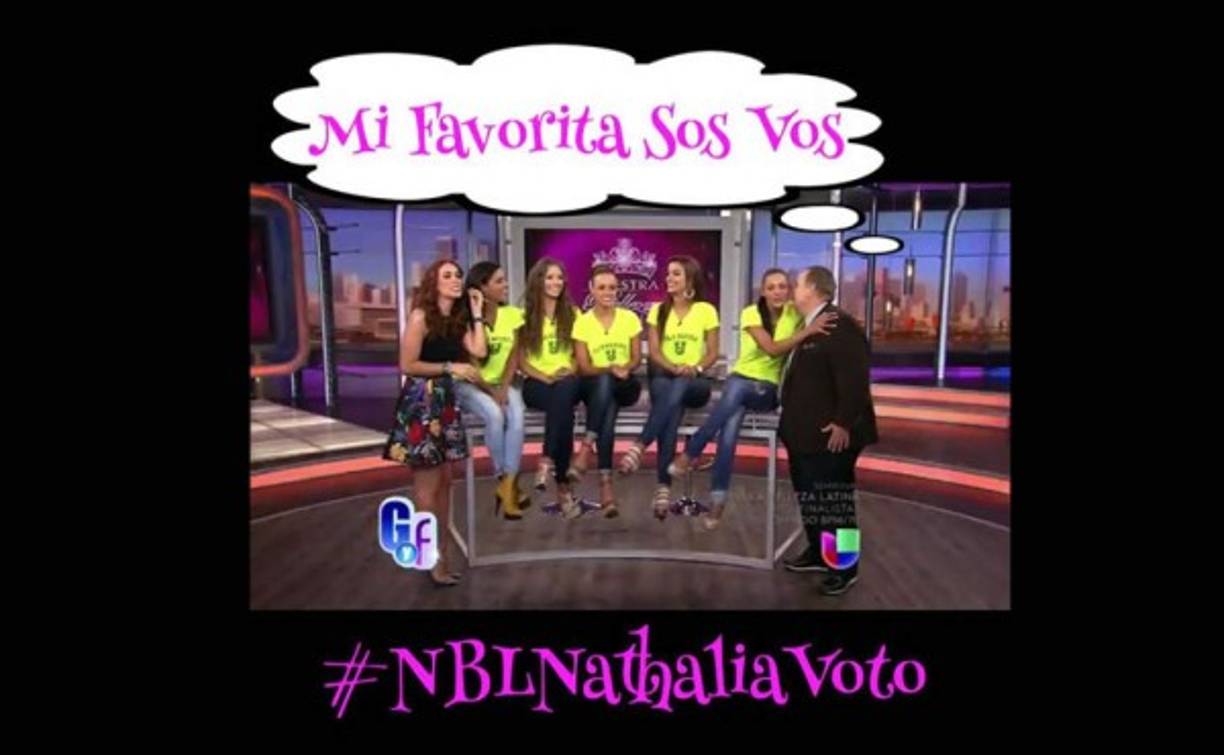 El Gordo de Molina si apoya a Nathalia Casco.