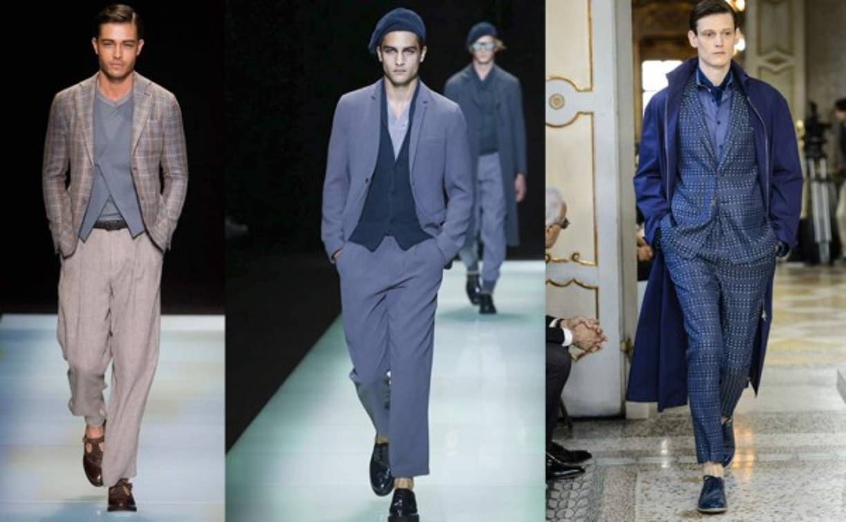 El toque sofisticado y elegante en los modelos de Armani y Corneliani.