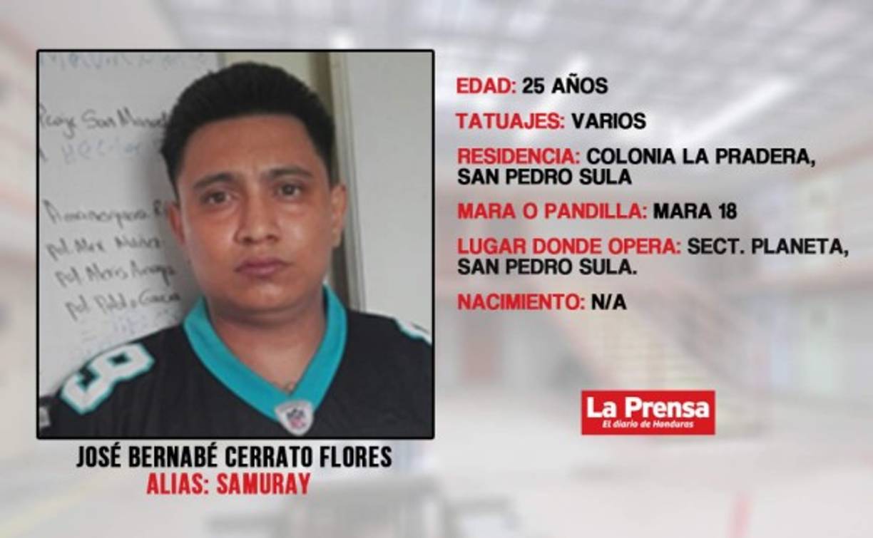 Asociado con la quema de buses en la zona norte de Honduras.