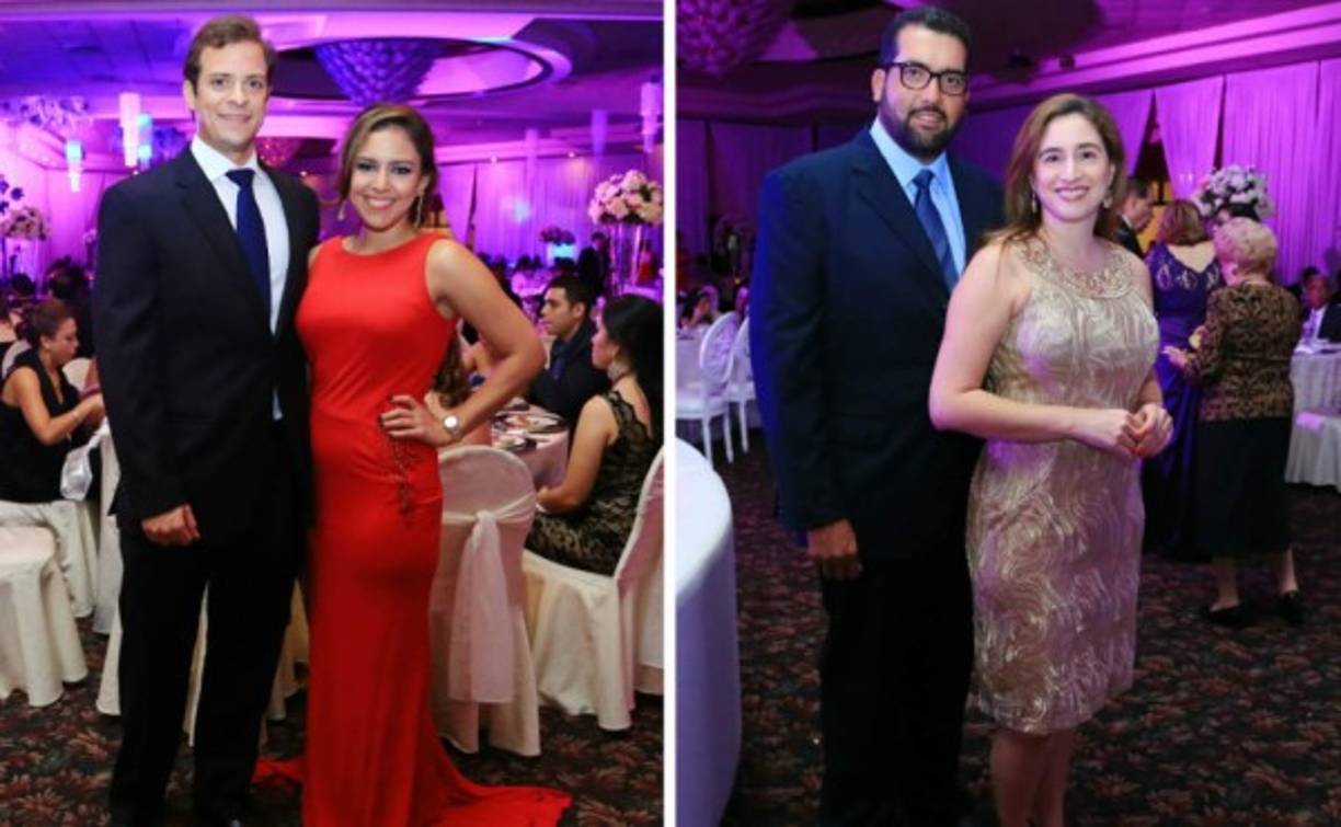 Ezio López y Nicky Fernández con Francisco y Catherina Torres.