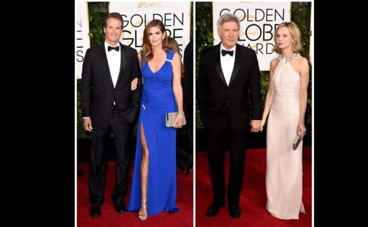 Cindy Crawford y Rande Gerber. Harrison Ford y Calista Flockhart.