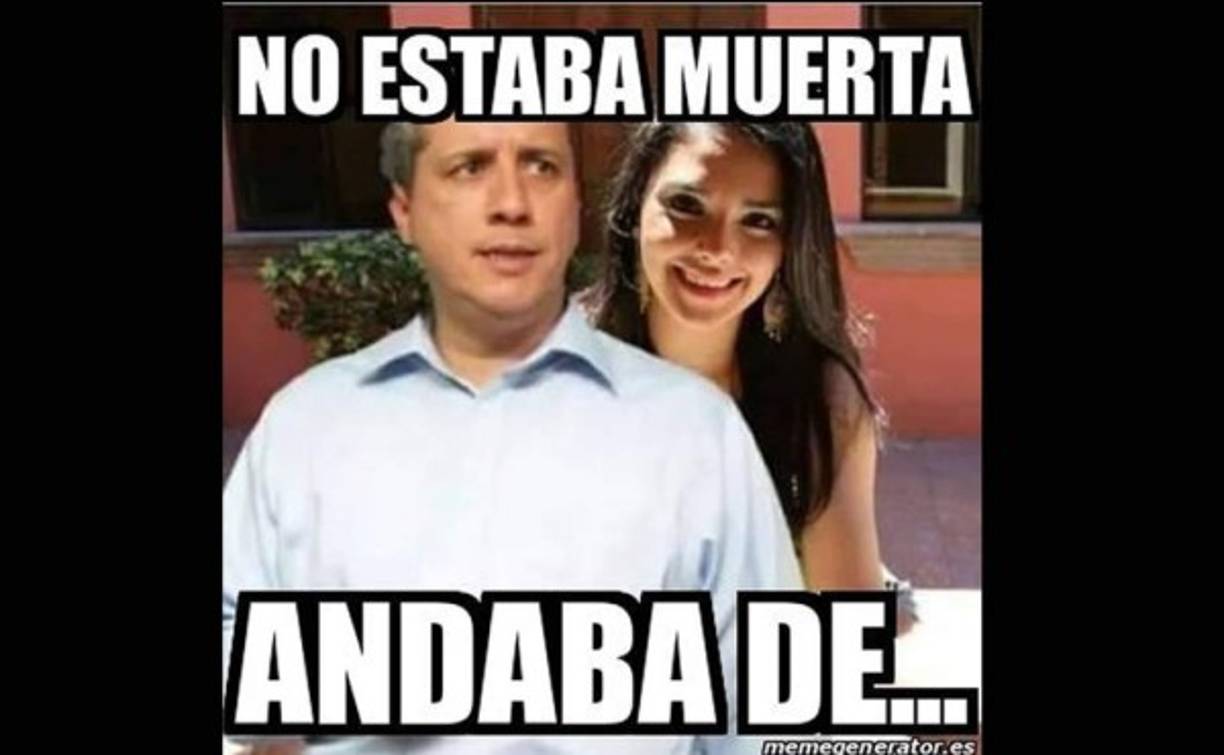 La presentadora de Suyapa TV, Paola Paz junto al exdirector de Seguro Social, Mario Zelaya.