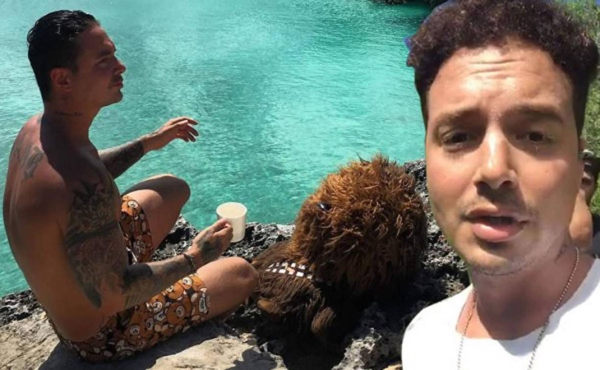 El cantante J Balvin compartió un video donde se le puede ver muy asustado después de que el avión privado en el que viajaba con su familia se estrellara en unos matorrales tras intentar despegar en un aeropuerto de las Bahamas.