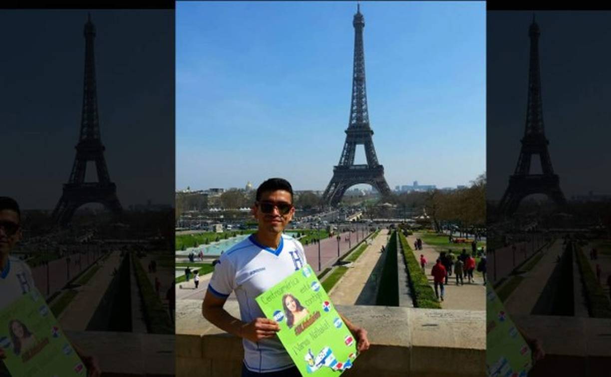 Desde París apoyan a Nathalia Casco.