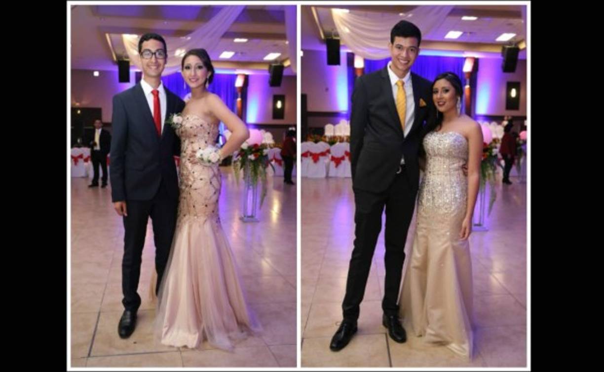 Owen Figueroa y Connie García con Ramón Mejía y Katherine López.