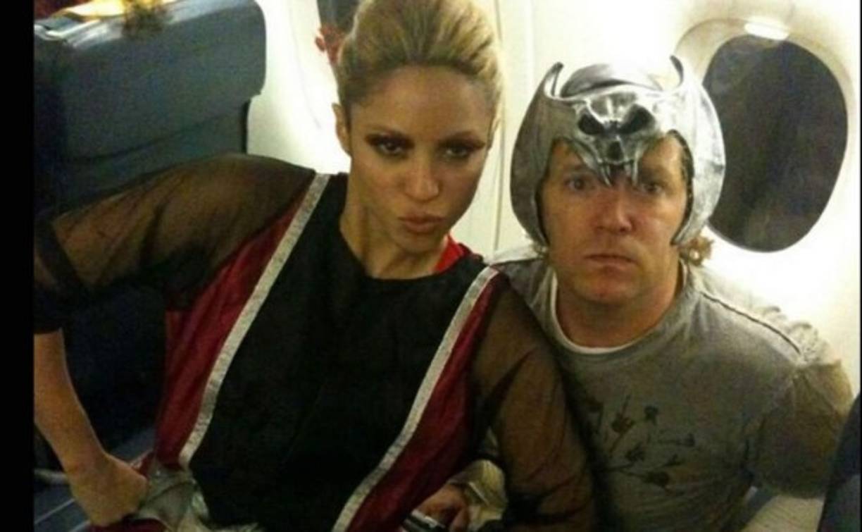 La colombiana Shakira. ¿De qué se disfrazó?