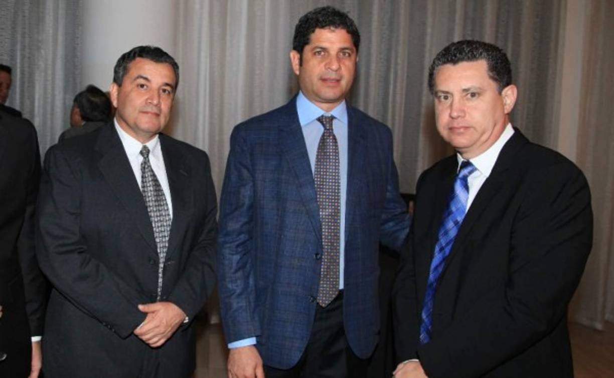 Pompilio Amador, Martín Chicas y Roberto Oviedo.