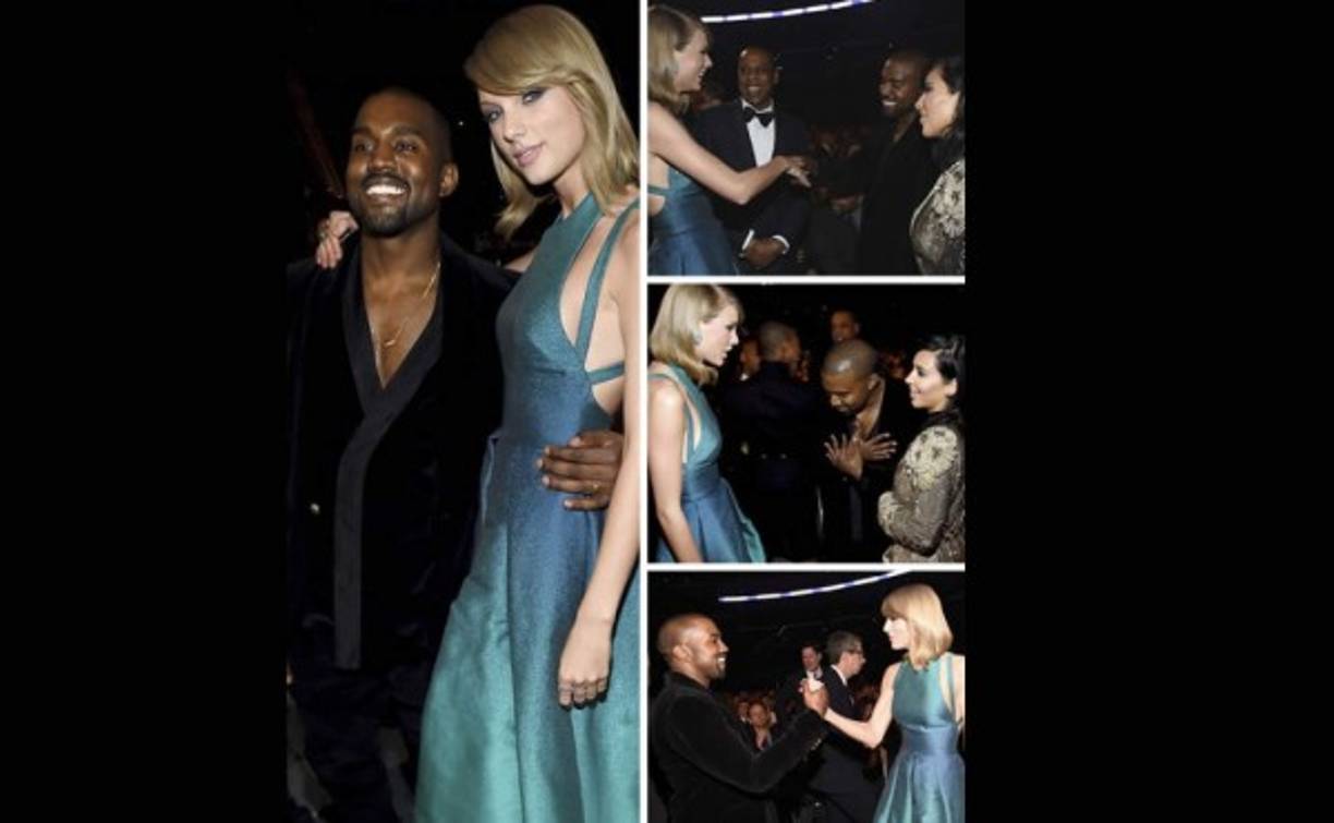 Kanye West saluda a Taylor Swift. ¡Por fin hicieron las pases!