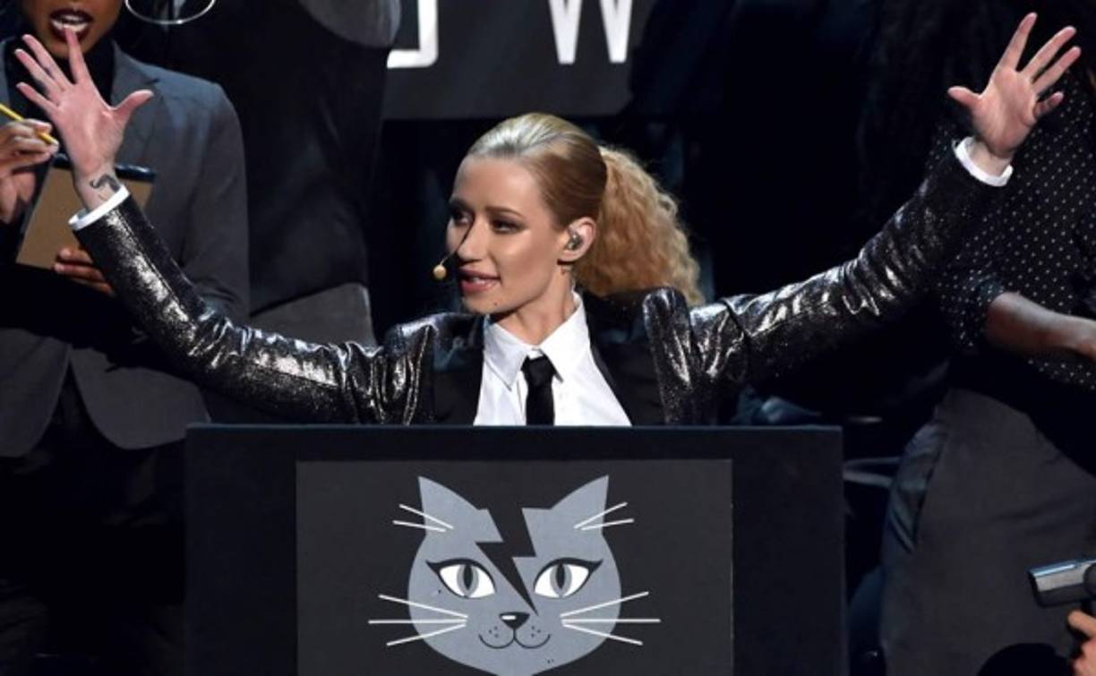 Iggy Azalea durante su presentación en los American Music Awards 2014.