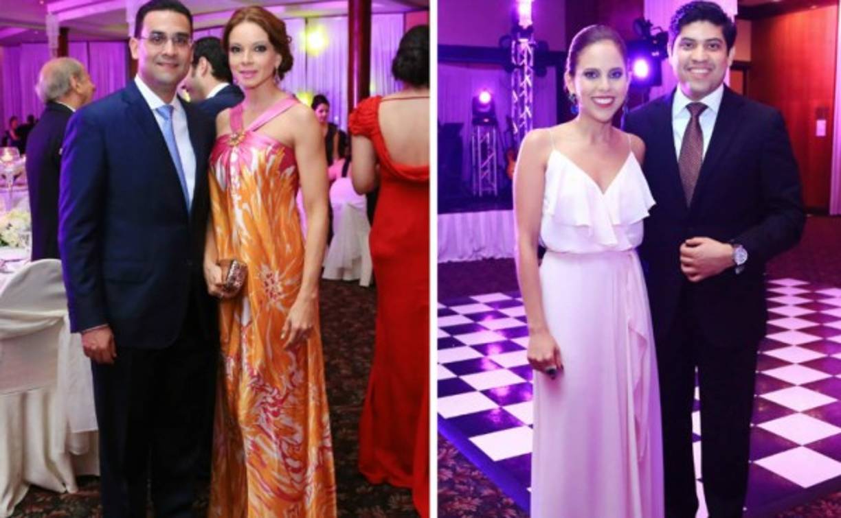 Antonio y Vanessa Guillén con Julissa Ustáriz y José Jarquín .