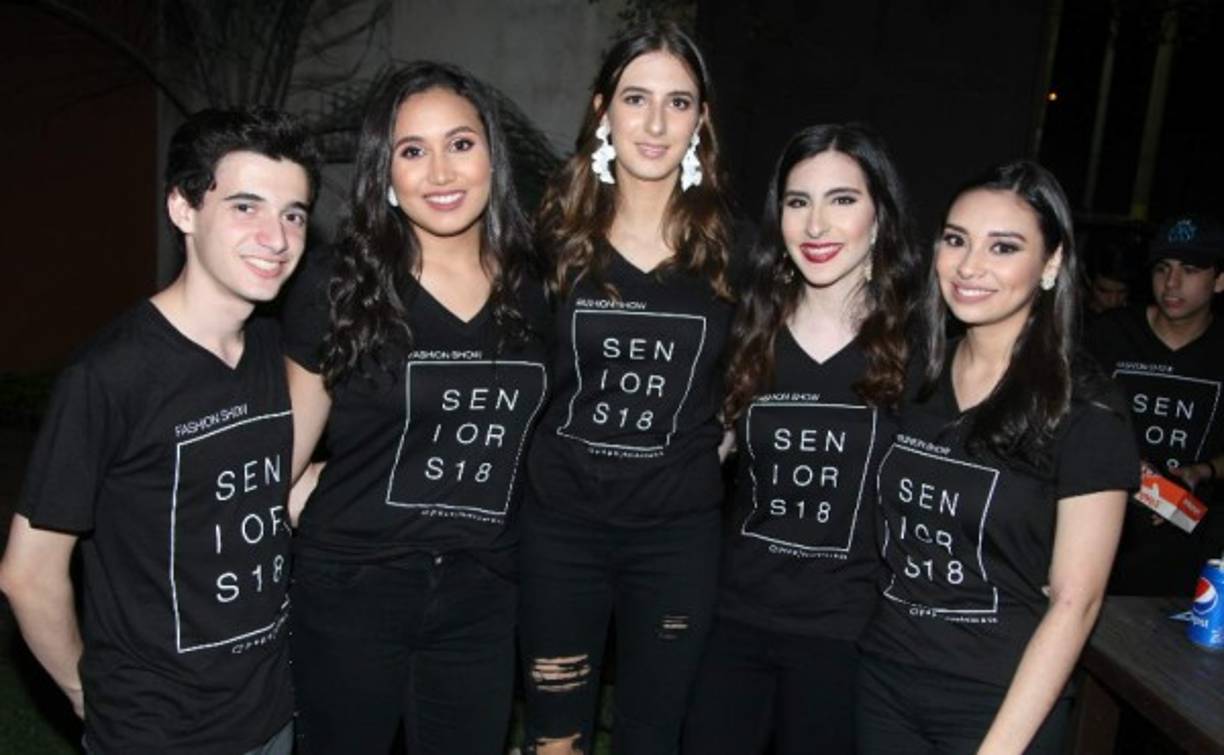 Anuar Handal, Isabella Carpio, Camila Chahín, Arianie Siwady y Larissa Torres.