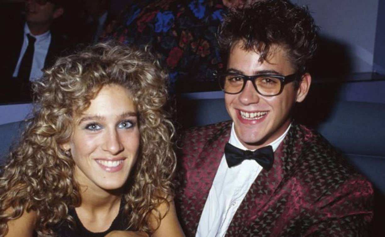 Sarah Jessica Parker tuvo un gran flechazo con Kevin Bacon en Footloose que no se llegó a consumar, pero su gran amor de los 80' fue Robert Downey Jr.