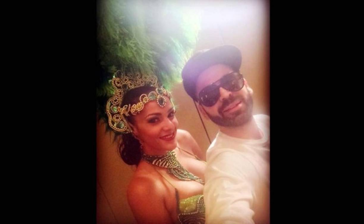 Nathalia Casco con Jomari Goyso.