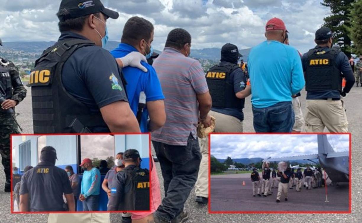Las autoridades trasladaron al alcalde de Roatán, Jerry Dave Hynds Julio y tres personas más, detenidos ayer en horas de la tarde como parte de una acción donde se incautaron 98 fardos de supuesta cocaína.