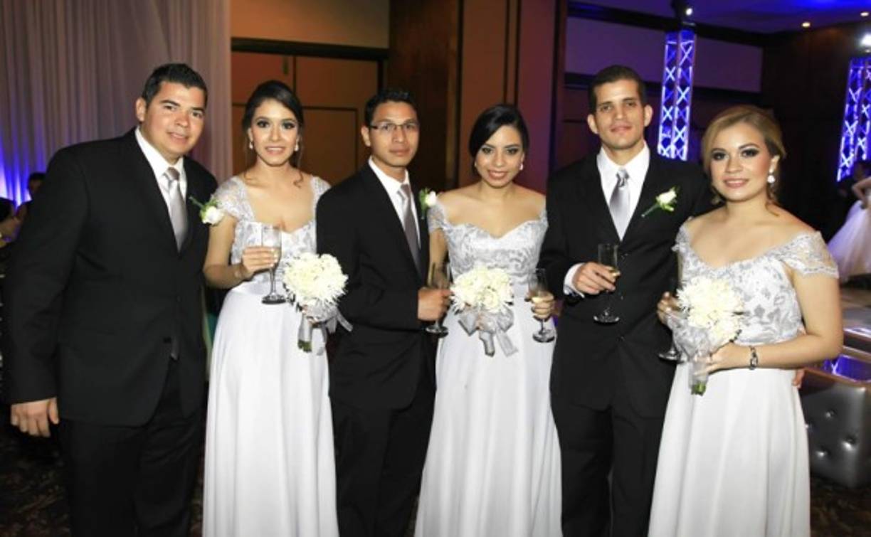 David Cárcamo, Andrea Mejía, Arlin Pastrana, Fabiola Pagoada, José Cárcamo y Andrea Funes.