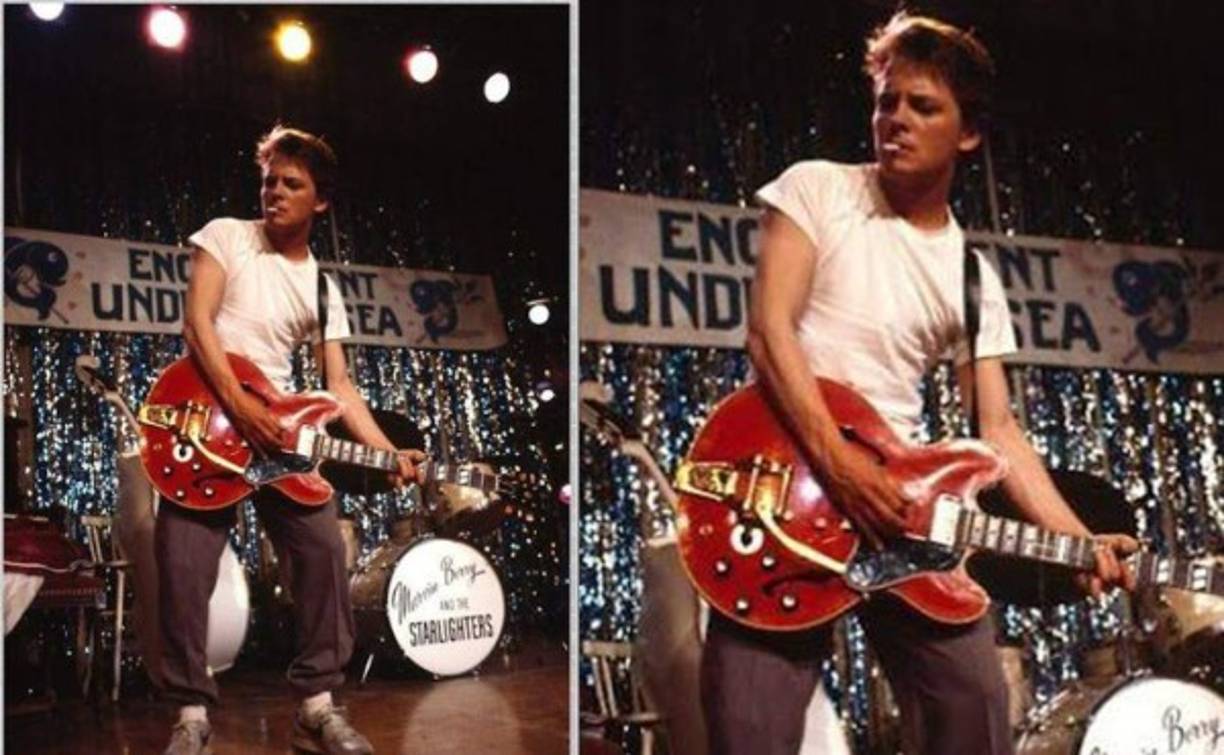 Ese momento donde toma la guitarra y sorprende a todos.