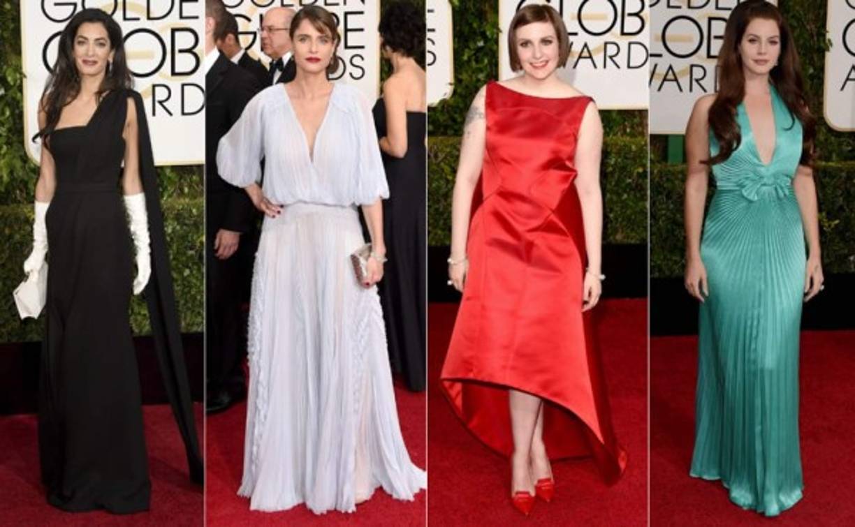 Amal Clooney, Amanda Peet, Lena Dunham y Lana del Rey.