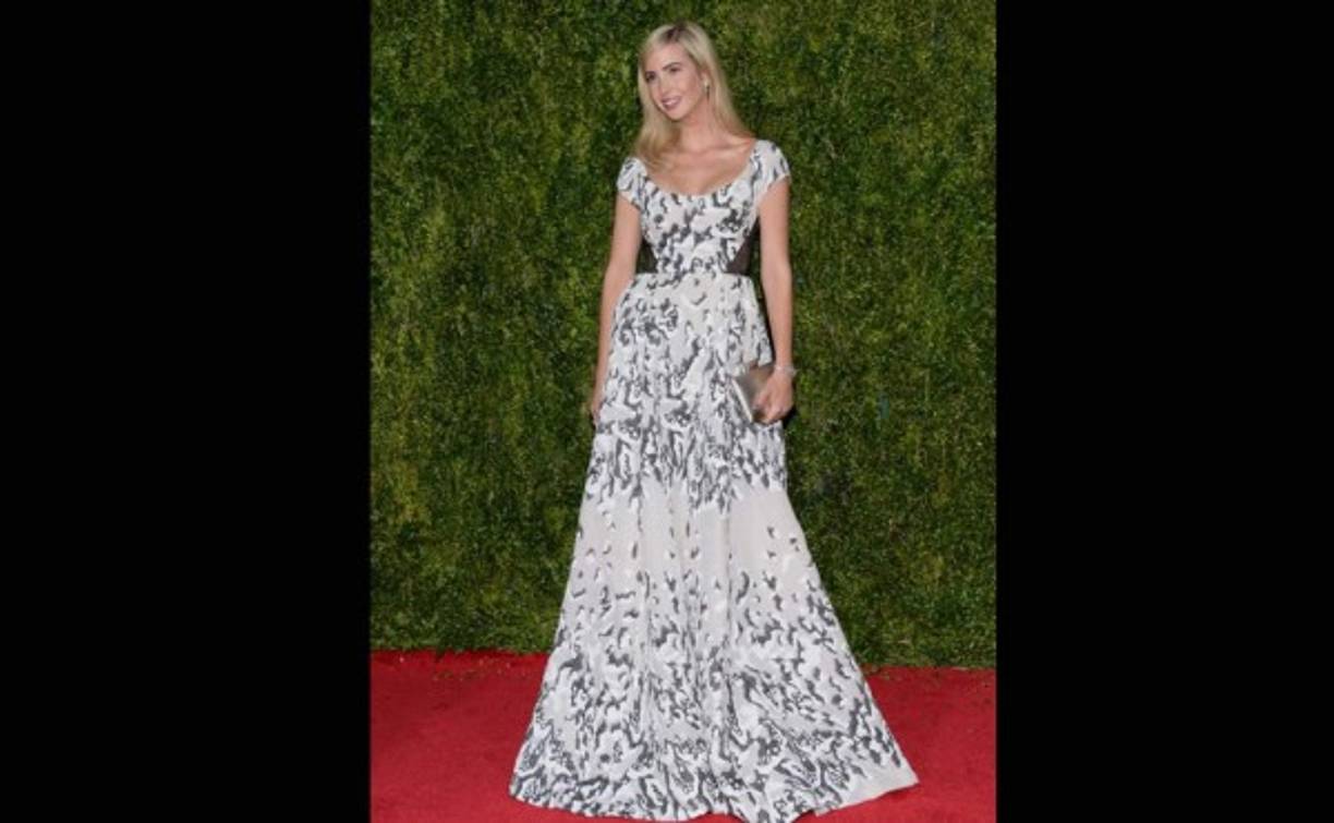 Ivanka Trump lució un vestido de Prabal Gurung.