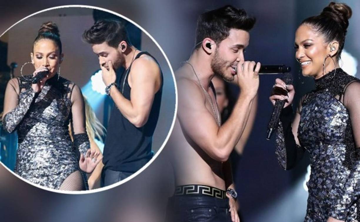 Jennifer López brilló junto a Prince Royce en la fiesta de iHeartRadio en Miami.