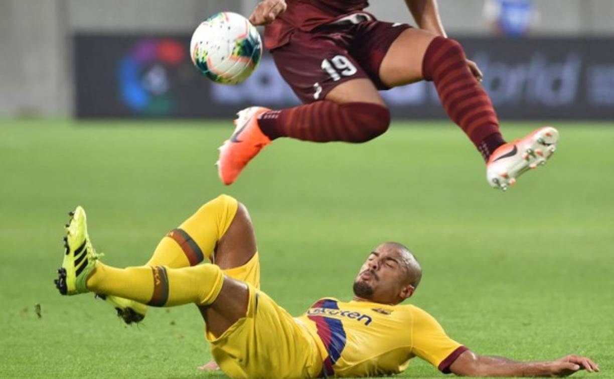 Rafinha fue de los más activos del encuentro por parte del Barcelona contra el Vassel Kobe.