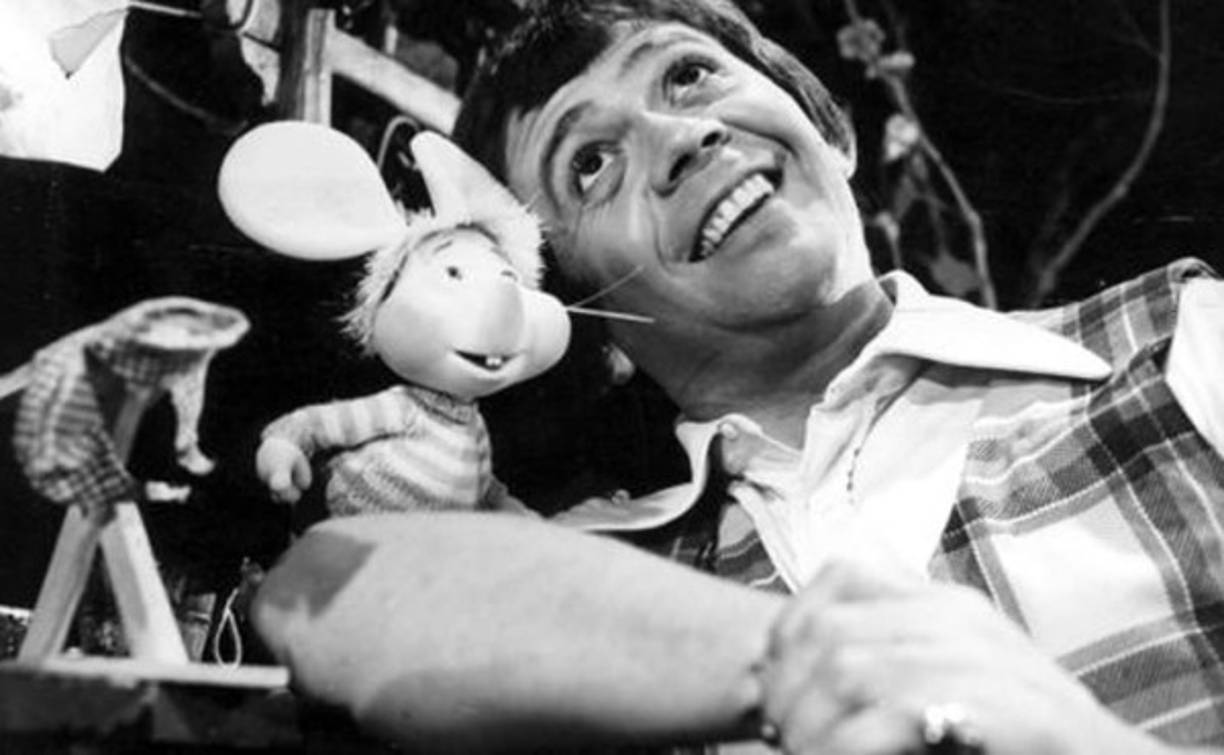 Acompañando al inolvidable Topo Gigio en 1972.<br/>