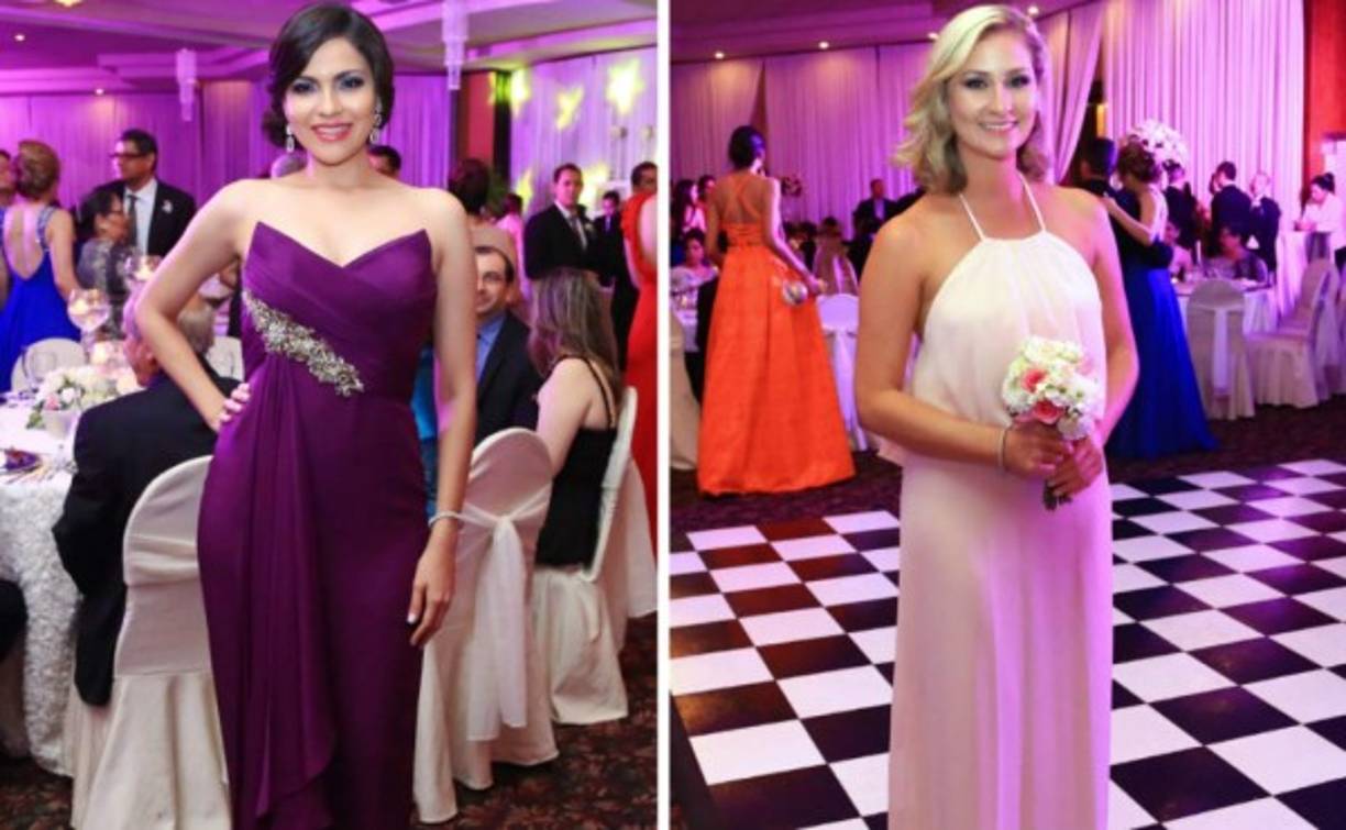 Melissa Valenzuela en un Notte by Marchesa con la bellísima Karla Pascua.