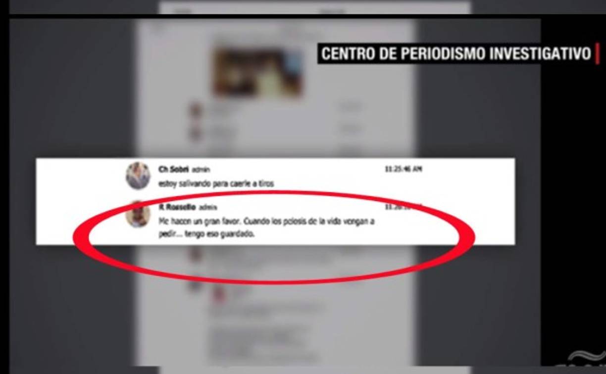 'Estoy salivando por caerle a tiros',fue uno de los mensajes que generó denuncias contra el Secretario de Estado.