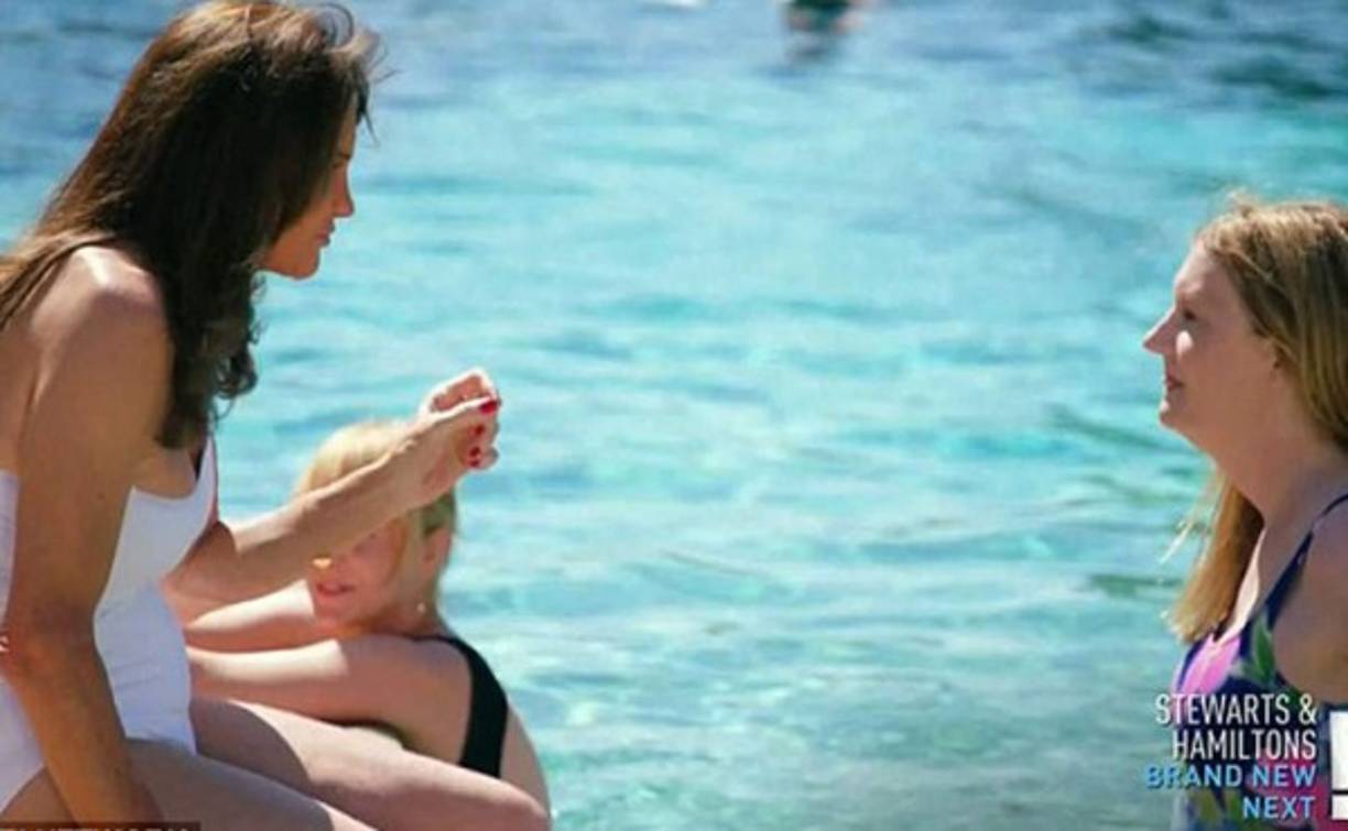 Caitlyn Jenner en traje de baño.