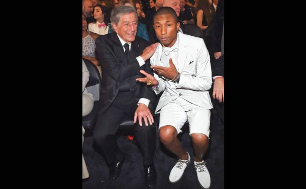 Pharrell Williams y Tony Bennett.