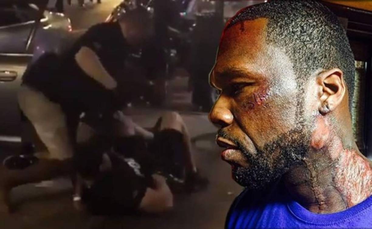 No nos sorprende que 50 Cent regrese a los titulares por otra pelea. Los medios sociales acaban de publicar un video del cantante en violenta pelea con dos agentes. En el video, dos policías salen sujetando a un hombre, supuestamente 50 Cent, junto a un carro que tiene abierta la puerta del lado del conductor. La reyerta empeora y los dos policías no pueden mantener agarrado a 50 Cent. Al final, el rapero logra meterse en el vehículo y escapar. Algunos dicen que la trifulca entre el cantante y la policía no es más que una treta publicitaria para un episodio de Power que saldrá pronto al aire, aunque no se trata más que de un rumor. No se sabe todavía si el rapero peleó con los agentes para divertirse o para obtener publicidad. Pronto se sabrán más detalles.
