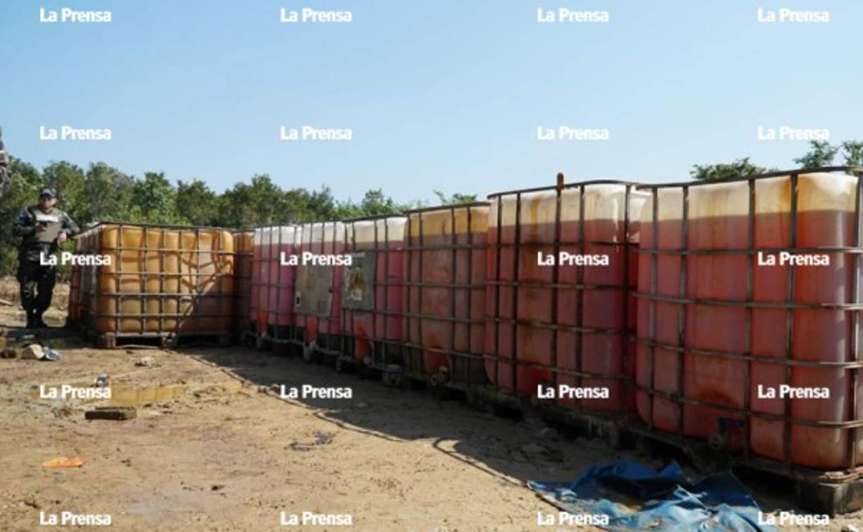 El valor del combustible decomisado asciende a casi 3 millones de lempiras.