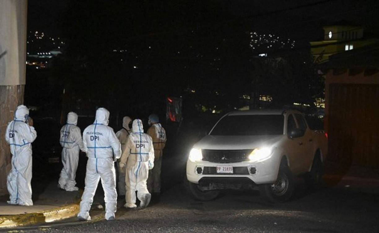 El hecho se produjo en la colonia Lomas de Mayab de Tegucigalpa. Fotos EFE y AFP