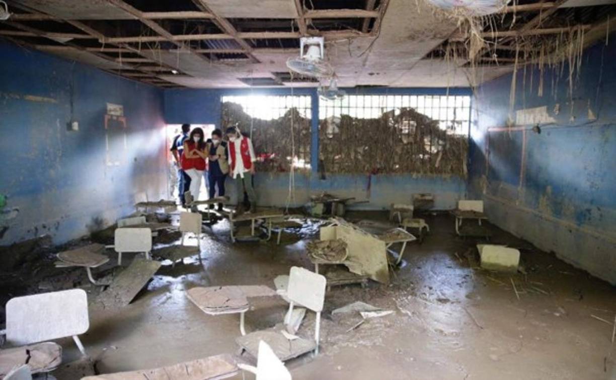 Los daños que apreció Letizia fueron solo parte del resultado devastador que dejaron las tormentas en el país.