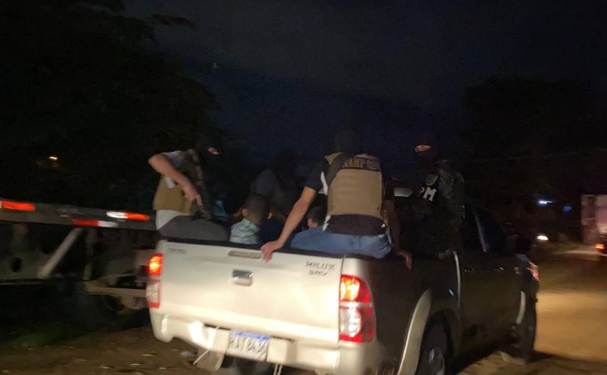 Las acciones fueron ejecutadas por Fuerza Antimaras, Policía Nacional, Policía Militar y Base Naval. 