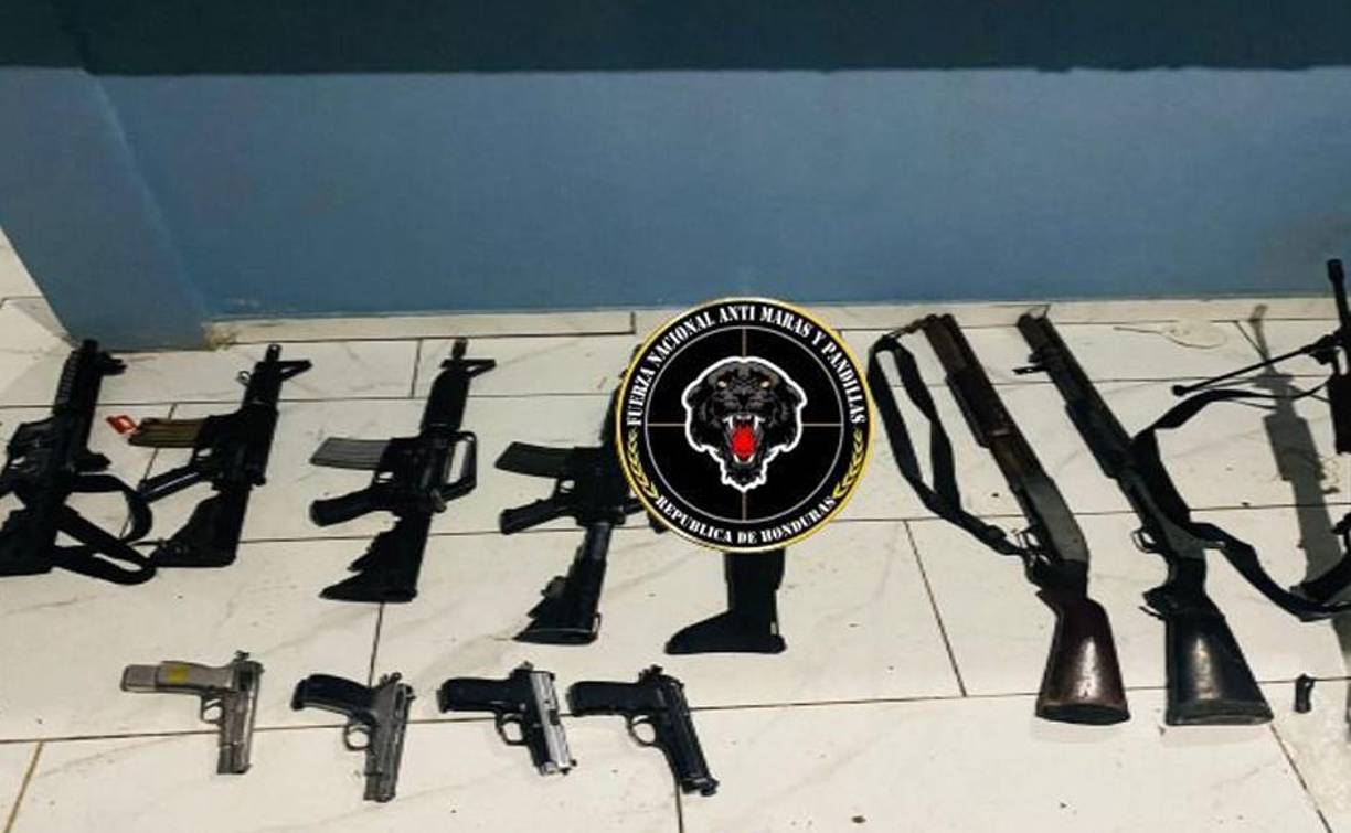 Son 14 los miembros de la Pandilla 18 capturados en este operativo, informaron las autoridades. 