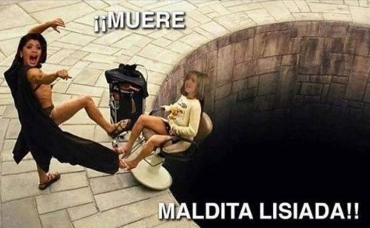 Alguno de los memes son bien subidos de tono.