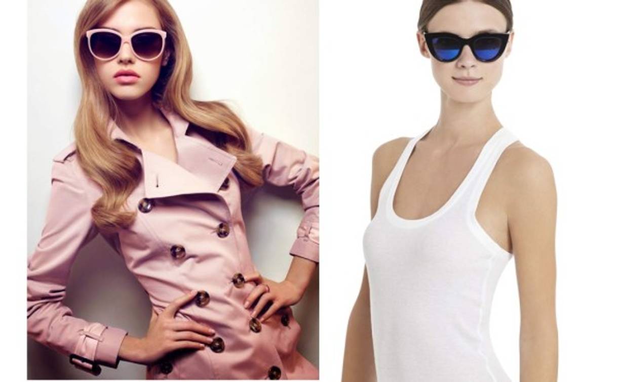 9. Anteojos de sol. No importa si son oversize, pequeños en diseños ojos de gato, cuadrador o redondos. Selecciona eso sí el indicado a la forma de tu cara.